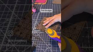 Make a gift in 10 minutes! Easy cork tray.