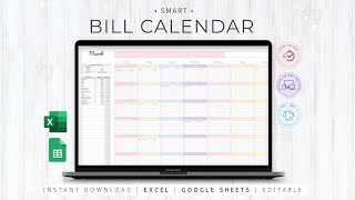 Easy Smart Bill Calendar Tutorial