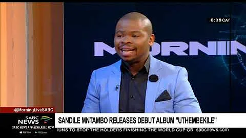 Sandile Mntambo on his debut gospel album "Uthembekile"