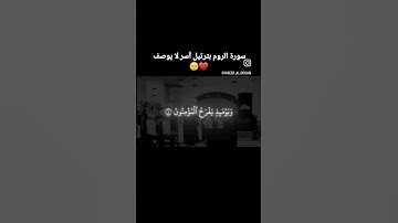 سورة الروم #quraan #quran #quranic #quranicverses #luhaidan #المصحف #yasseraldossary