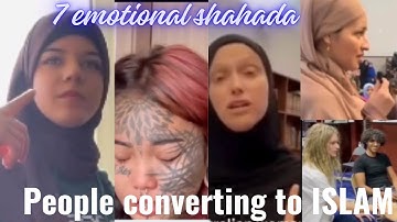 Very Emotional Shahada Tears of Joy Upon Converting to Islam I Real Stories  smile 2 jannah