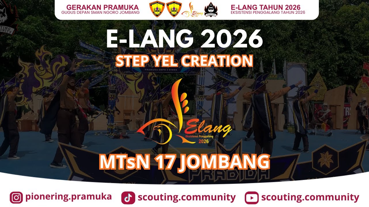KREASI YEL PRAMUKA PRASJITU SCOUT PRAMUKA MTsN 17 JOMBANG | EKSISTENSI PENGGALANG 2026