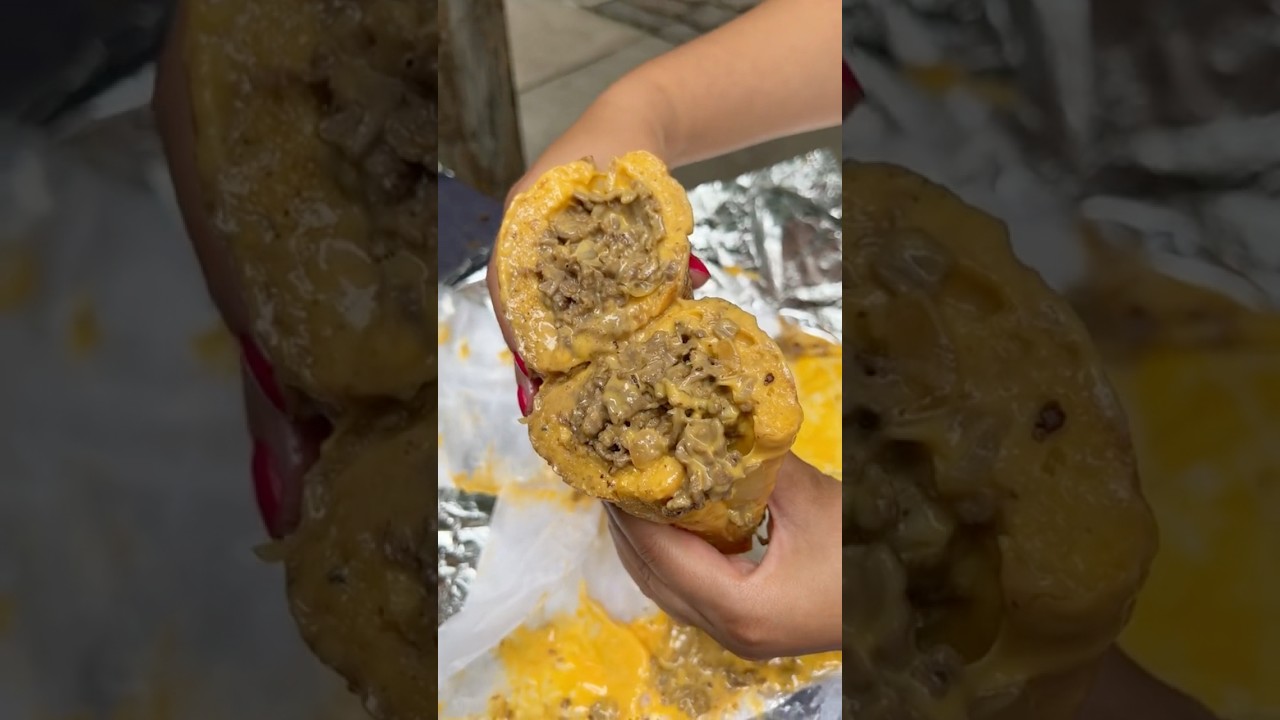 Nothing better than opening up a Fedoroff’s Cheesesteak in Brooklyn NYC! 🧀🥩🔥🤤 #DEVOURPOWER