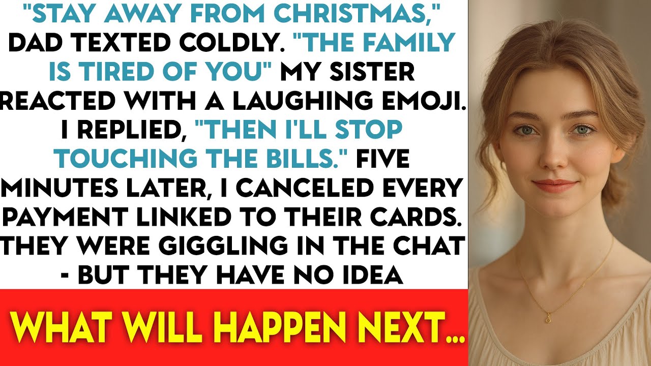 “Stay Away From Christmas,” Dad Texted Coldly. “The Family Is TIRED OF YOU” My Sister Reacted With..