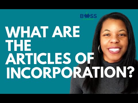 ვიდეო: რა არის ინკორპორატორები არაკომერციულ ორგანიზაციაში?