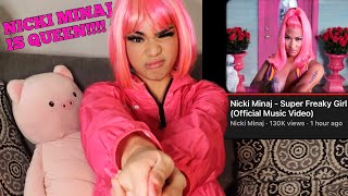 Nicki Minaj - Super Freaky Girl (Official Music Video) Reaction