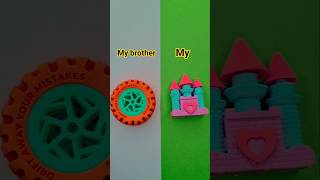 stationary challenge my brother and my items😍😍 #art #smartartandcrafts #craftart #colors #artscraft