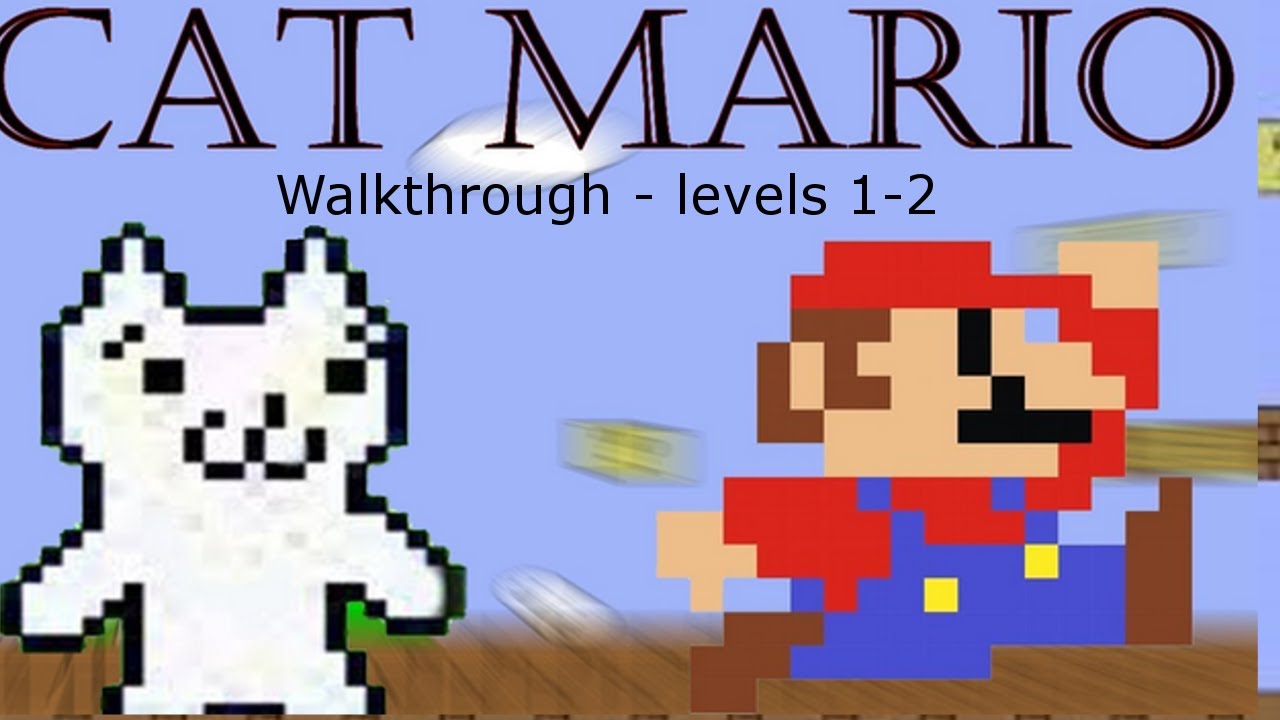 How To Beat Cat Mario Level 1! 