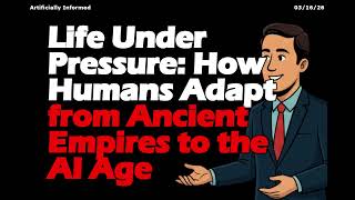 Life Under Pressure: How Humans Adapt from Ancient Empires to the AI Age | Artificially Informed screenshot 5
