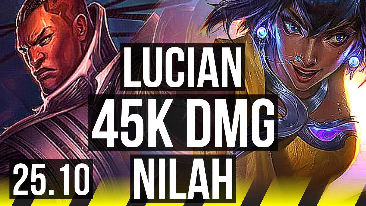 LUCIAN & Gragas vs NILAH & Senna (ADC) | 16/4/11, 45k DMG | KR Master | 25.10