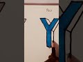 Beginner vs Pro vs Legend Letter Y Drawing 🔥 Easy to 3D Art #shorts #drawing #pendrawing