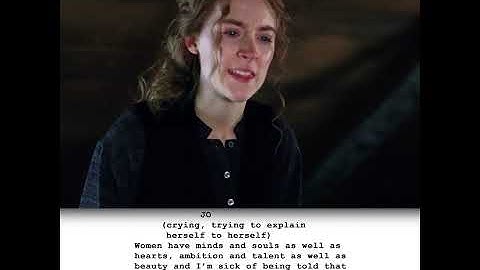 Jo March monologue from Little Women (2019) - Saoirse Ronan