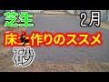 【砂で】芝生の床土作りのススメ【2月】