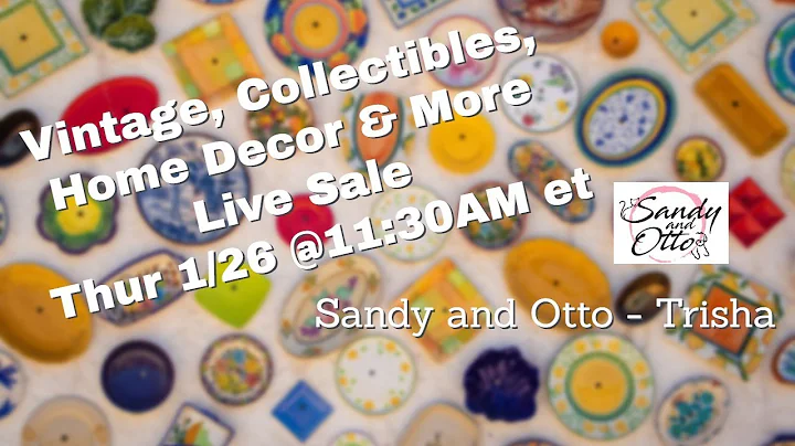 Live Vintage Sale & Chat | Jan 26, 2023 @11:30am et (8:30am pt) #livesale #livevintagesale