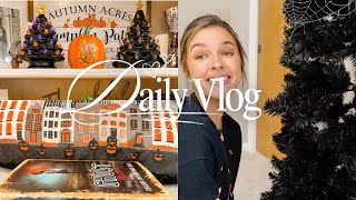 Vlog | Halloween Decorate With Me, Spooky Movies, & Puzzles