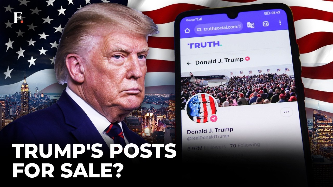 Trump’s Truth Social Launches $100,000 Service For Early Access To His Posts | FP Video thumbnail