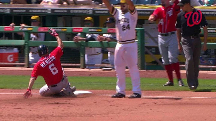 WSH@PIT: Rendon triples, extends Nats' lead in 5th