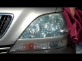 2003 Rx 300 Lexus, headlight clean, Mothers plastic polish