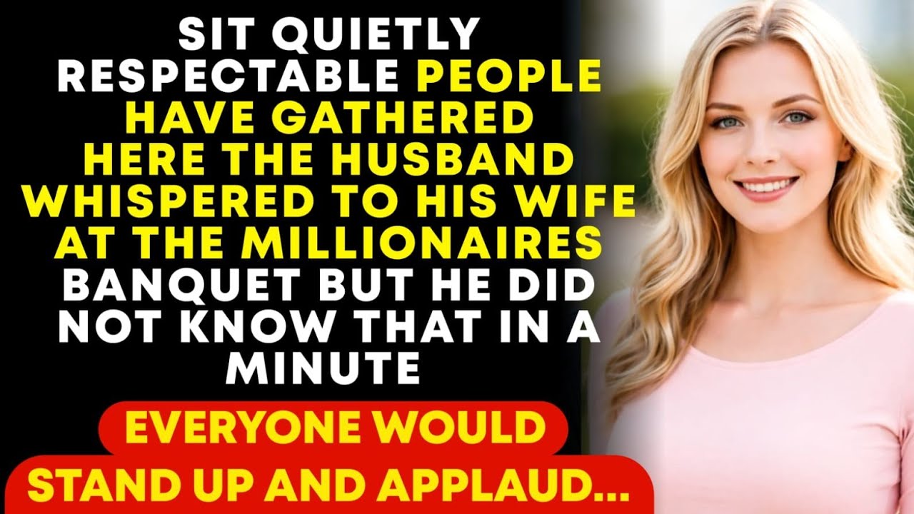 Sit Quietly Respectable People Have Gathered Here For 14 Years He Was Ashamed To Take Me At ...