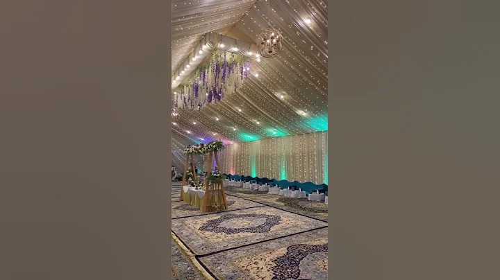 Wedding Venue flower 💐 Decoration #ritual  #trending #shorts