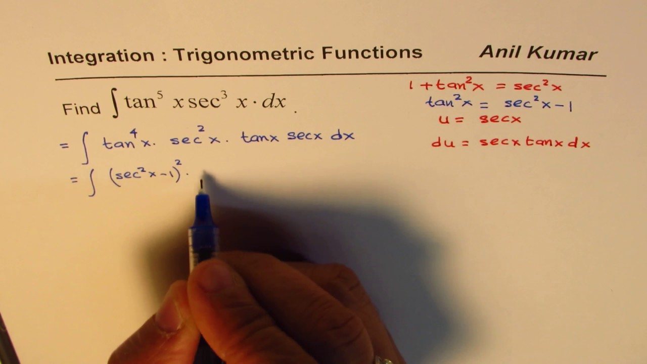 Integration Substitution Strategy Product Of Tan 5x Sec 3x With Odd integration-substitution-strategy-product-of-tan-5x-sec-3x-with-odd