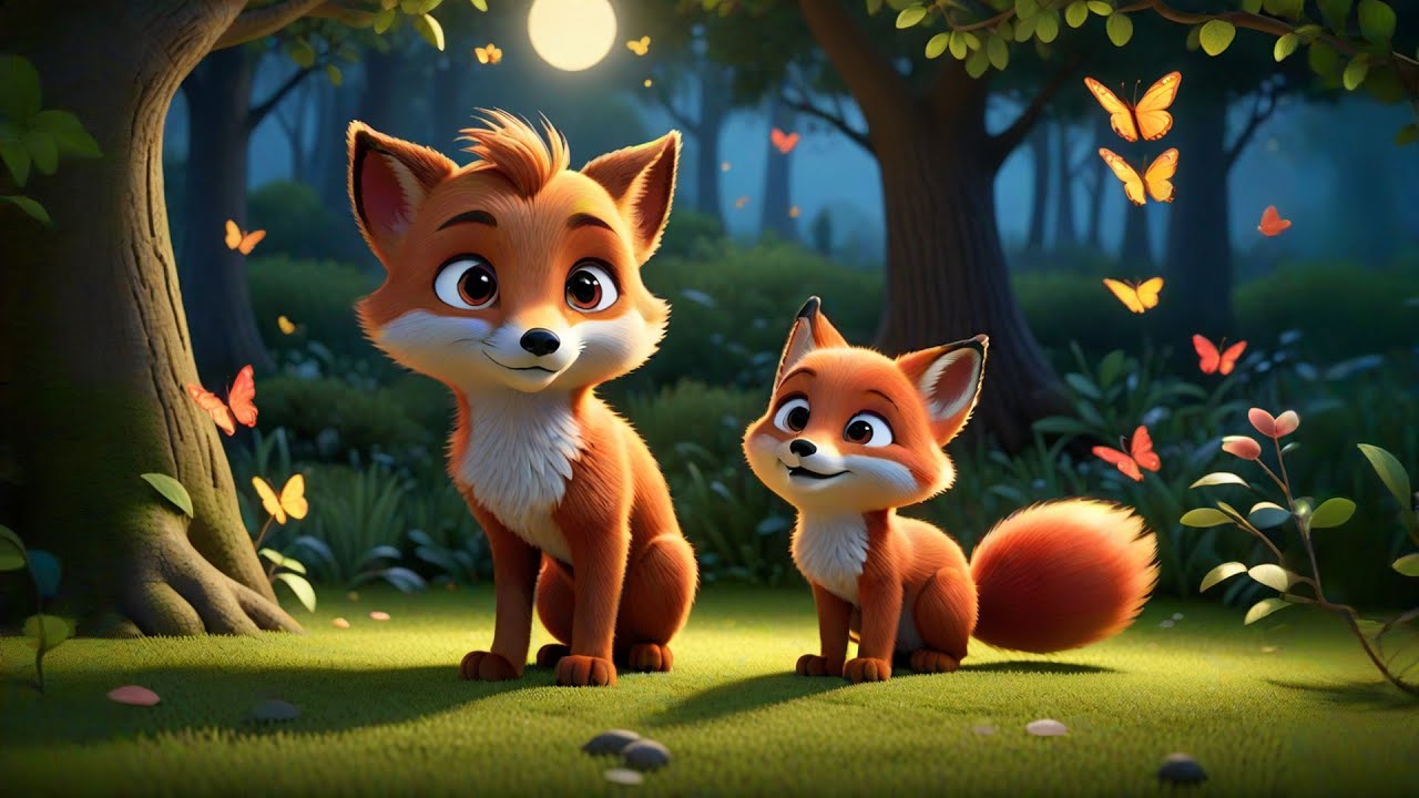 Four Baby Foxes Learn Right and Left | Direction Song for Kids | Cute Foxes Teach Left and Right