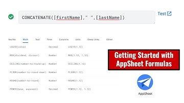 Getting Started with AppSheet Formulas
