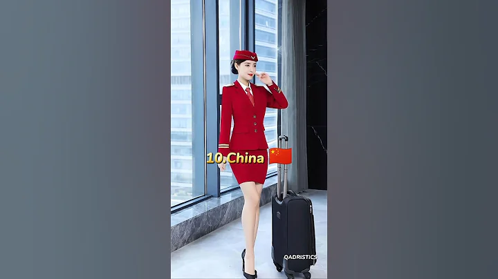 Top 10 Beautiful ❤️ Air Hostess Uniform 🥋 #shorts