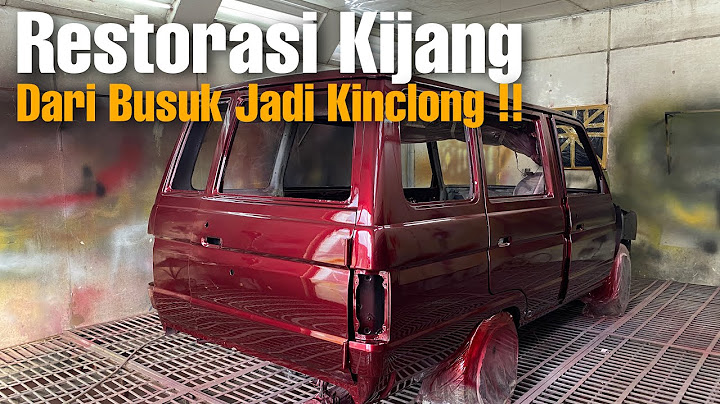 RESTORASI KIJANG SUPER DARI BUSUK JADI KINCLONG BANGET ‼️