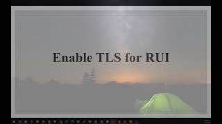 Enable TLS for RUI Canon MFP