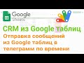 📧 Отправка сообщений из Google таблиц в телеграмм по времени 🕚