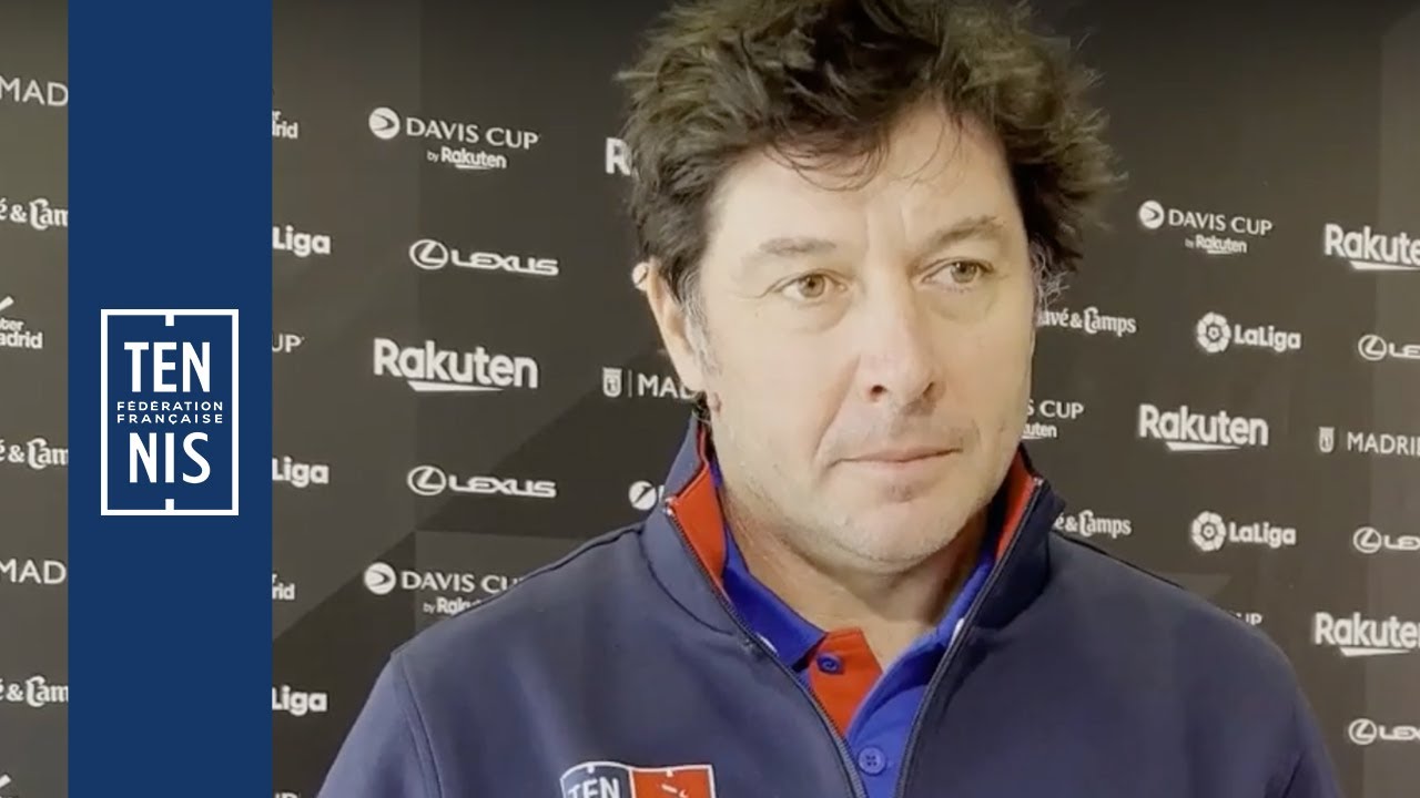 Interview de Sébastien Grosjean, capitaine de Coupe Davis | Davis Cup Finals | FFT