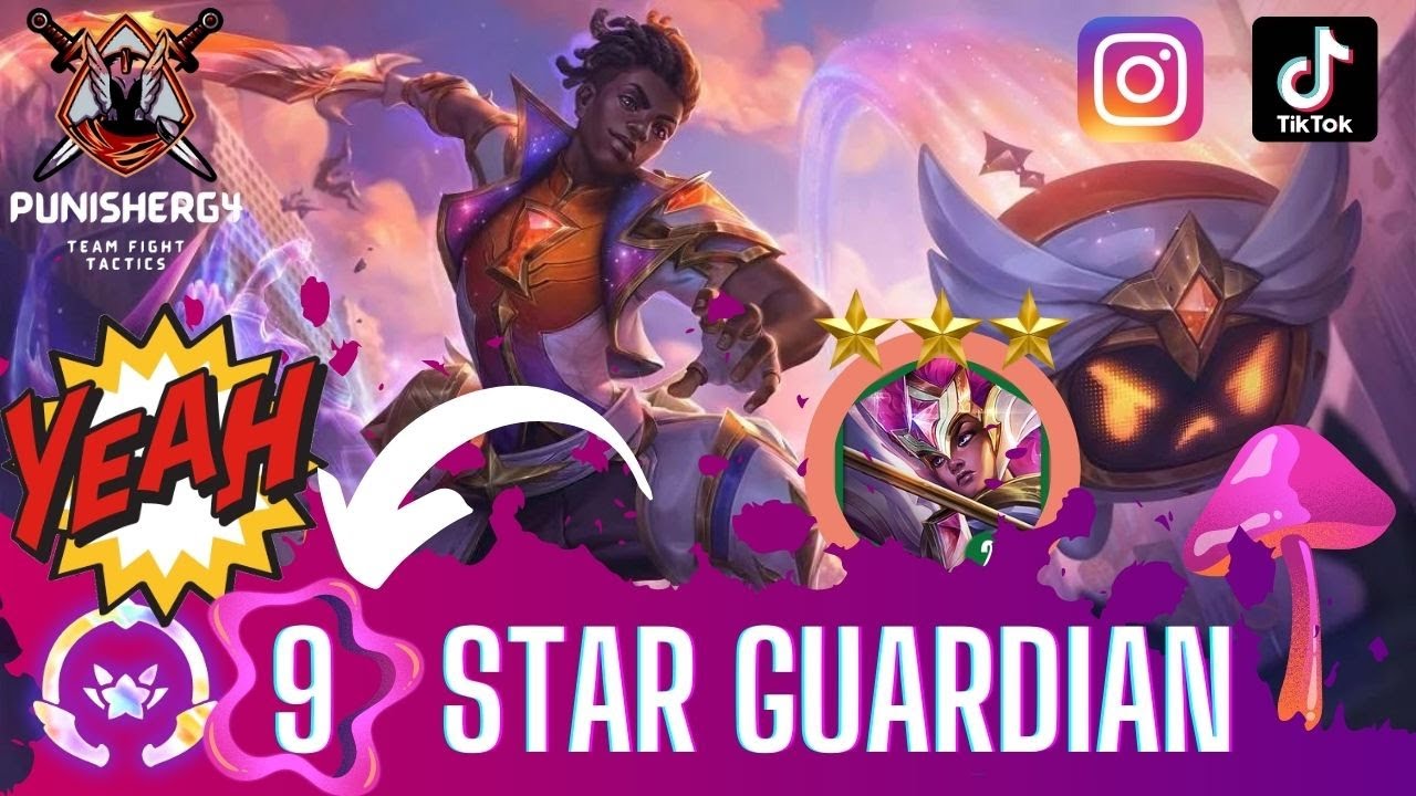 Tft Rell ⚔️ 9 Star Guardian full team YEAH 3 stars Rell⭐⭐⭐SET 8🔥 TFT ...
