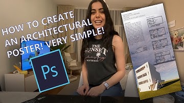 Adobe Photoshop Tutorial 2 :  How to make architectural poster very easy and fast