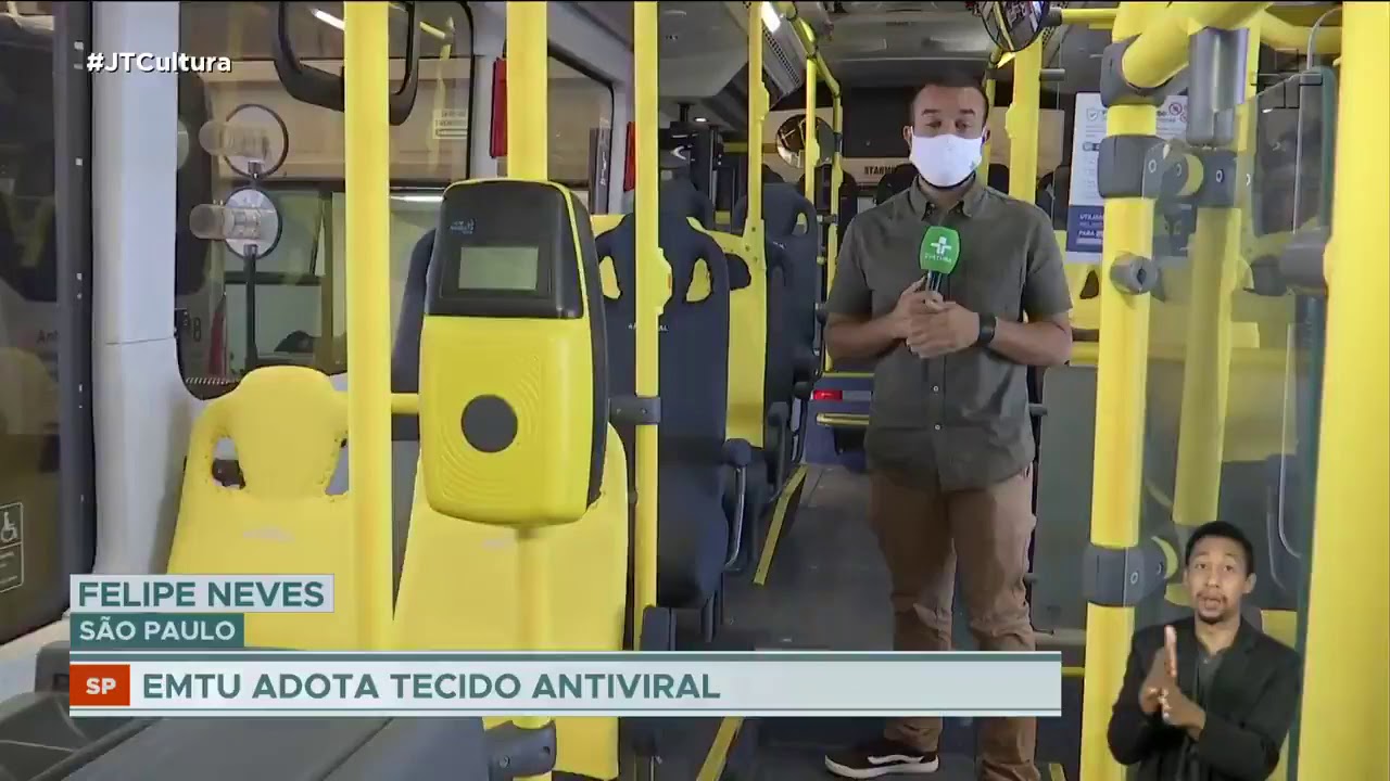 SP: Parte da frota dos ônibus da EMTU passa a operar com tecido antiviral