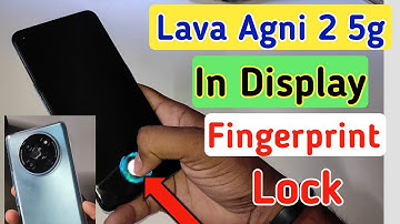 Lava agni2 5g display fingerprint lock / lava agni2 5g mobile me fingerprint lock kaise lagaye