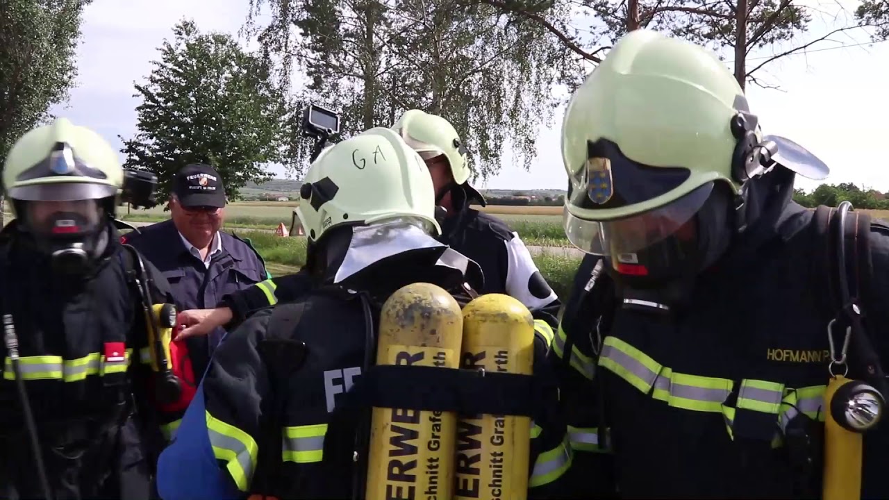 Ausbildungsprüfung Löscheinsatz am 09.06.2018 in Feuersbrunn