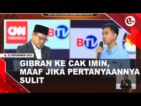 CAK IMIN BINGUNG SAAT DITANYA SGIE OLEH GIBRAN | U-NEWS