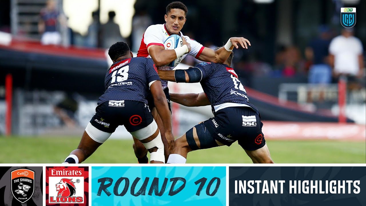 Cell C Sharks v Emirates Lions Instant Highlights Round 10 URC 2022/23