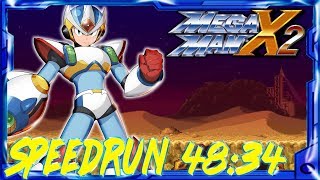 Mega Man X2 | Legacy Collection 100% Speedrun 48:34 [4K/60fps]