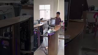 4 Smart Access Methods in One Gate | Face, Fingerprint, Palm &amp; RFID Turnstile System Demo