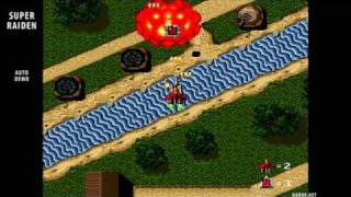 Super Raiden / auto demo / PC Engine CD-ROM 1992
