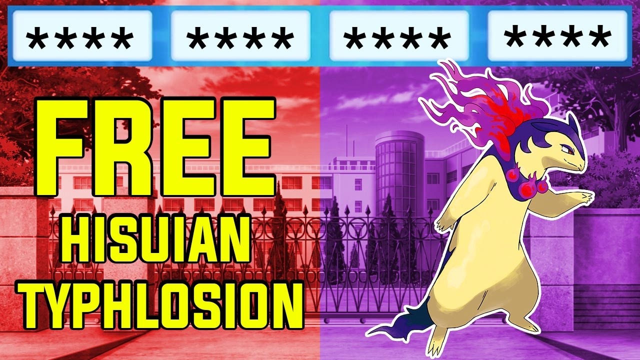 Бесплатный код для получения покемона Hisuian Typhlosion в Pokémon Scarlet & Violet (Ограниченное...
