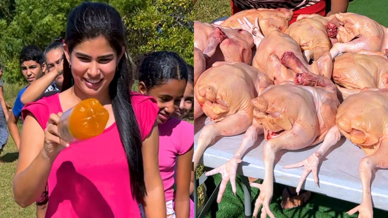 DESAFIO NO INTERIO: Acerte a Garrafa e Ganhe FRANGO INTEIRO!