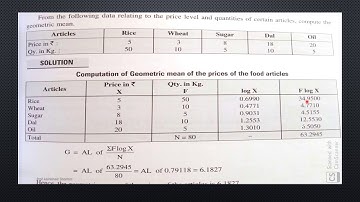 Geometric Mean II/Discrete series