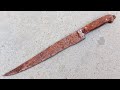 Restoration Rusty Antique Long Knife