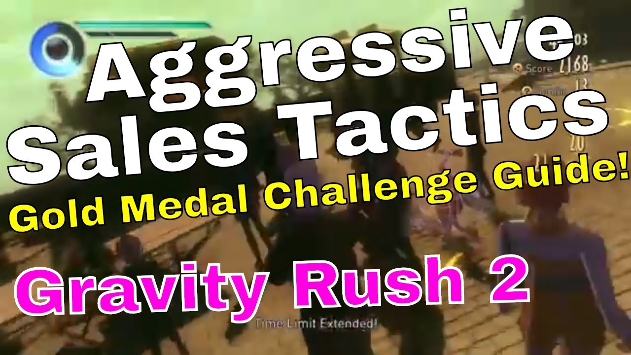 Gravity Rush 2 - Aggressive Sales Tactics - Gold Medalist Trophy Challenge Guide