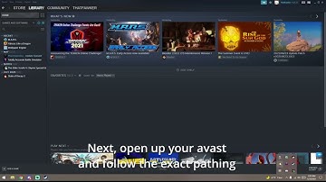 M.A.R.S Game - Avast Add Exception on Shields Tutorial