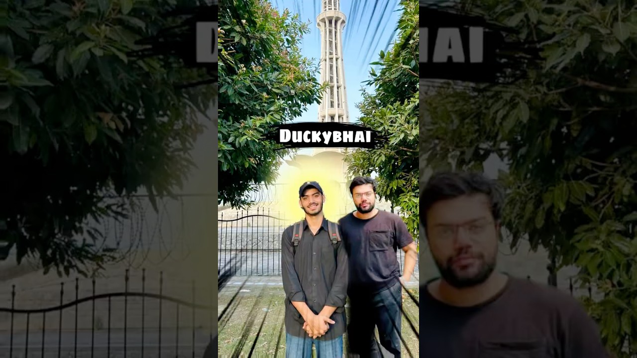 Lahore mai duckybhai say mila ? 😱        