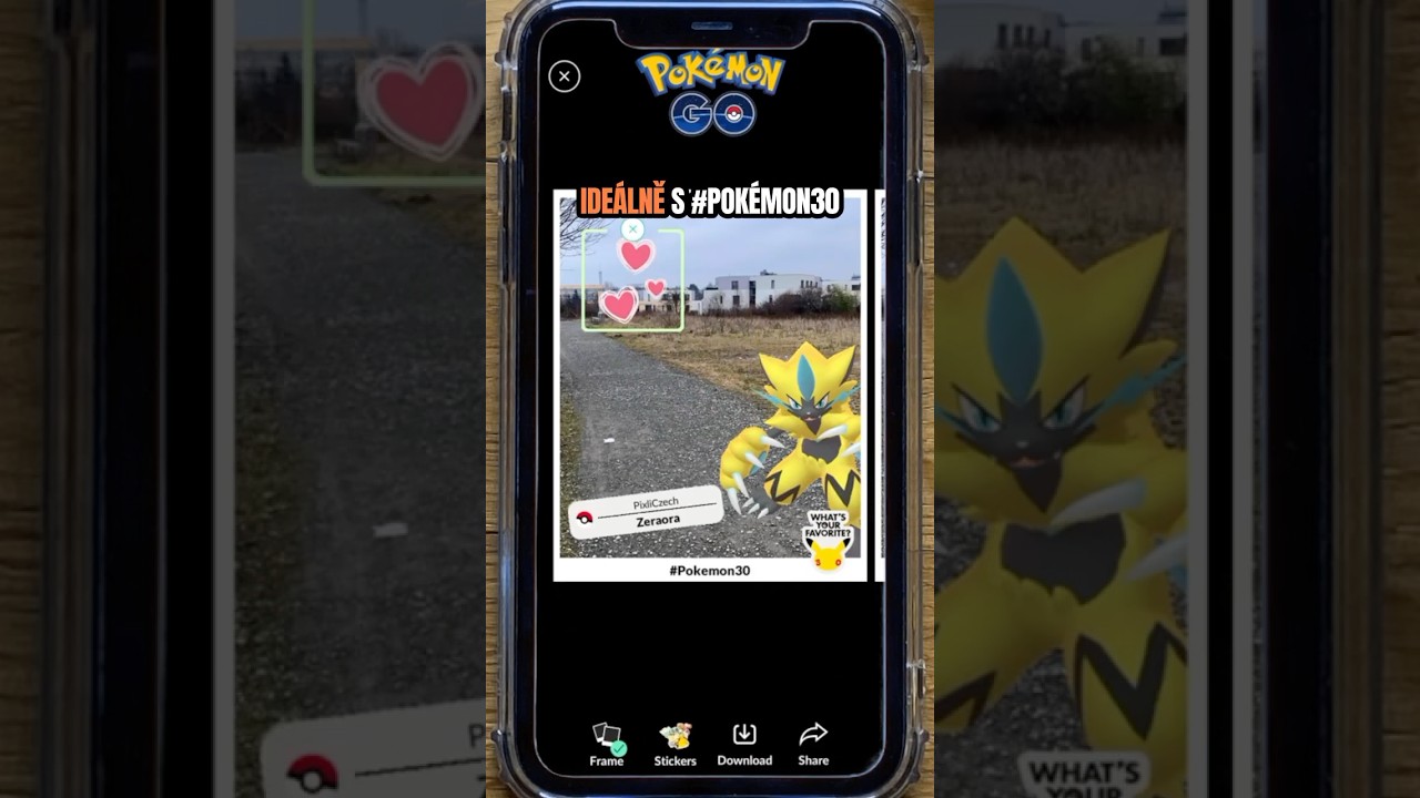 Nová funkce k 10. výročí Pokémon GO. 💙 Ukaž svého oblíbence! 